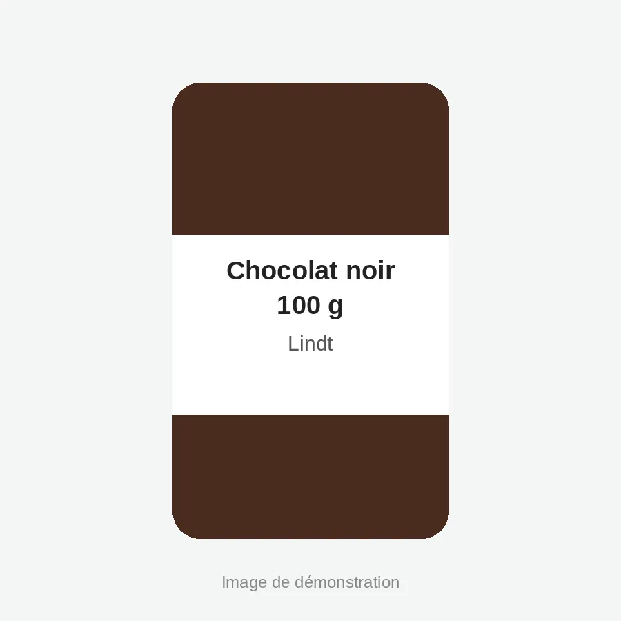 Chocolat noir 100 g