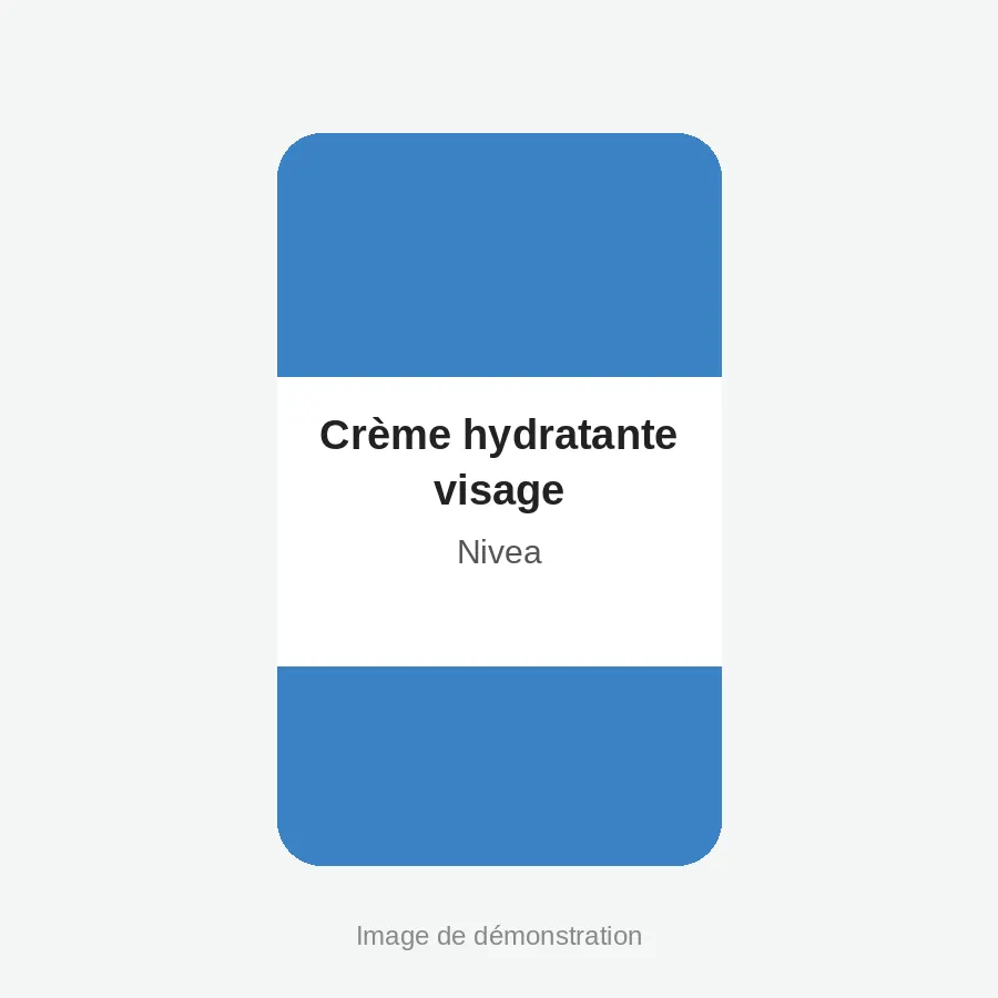 Crème hydratante visage