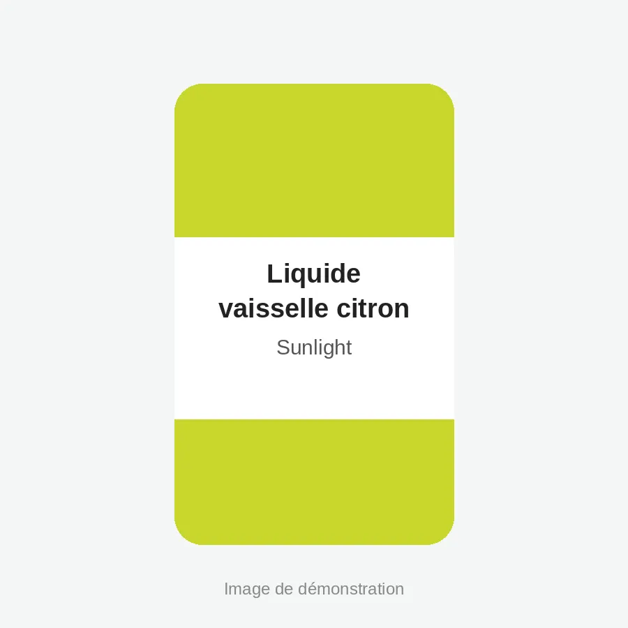 Liquide vaisselle citron